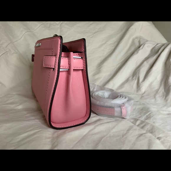 Rayne Small Saffiano Leather Crossbody Bag - Picture 5 of 6